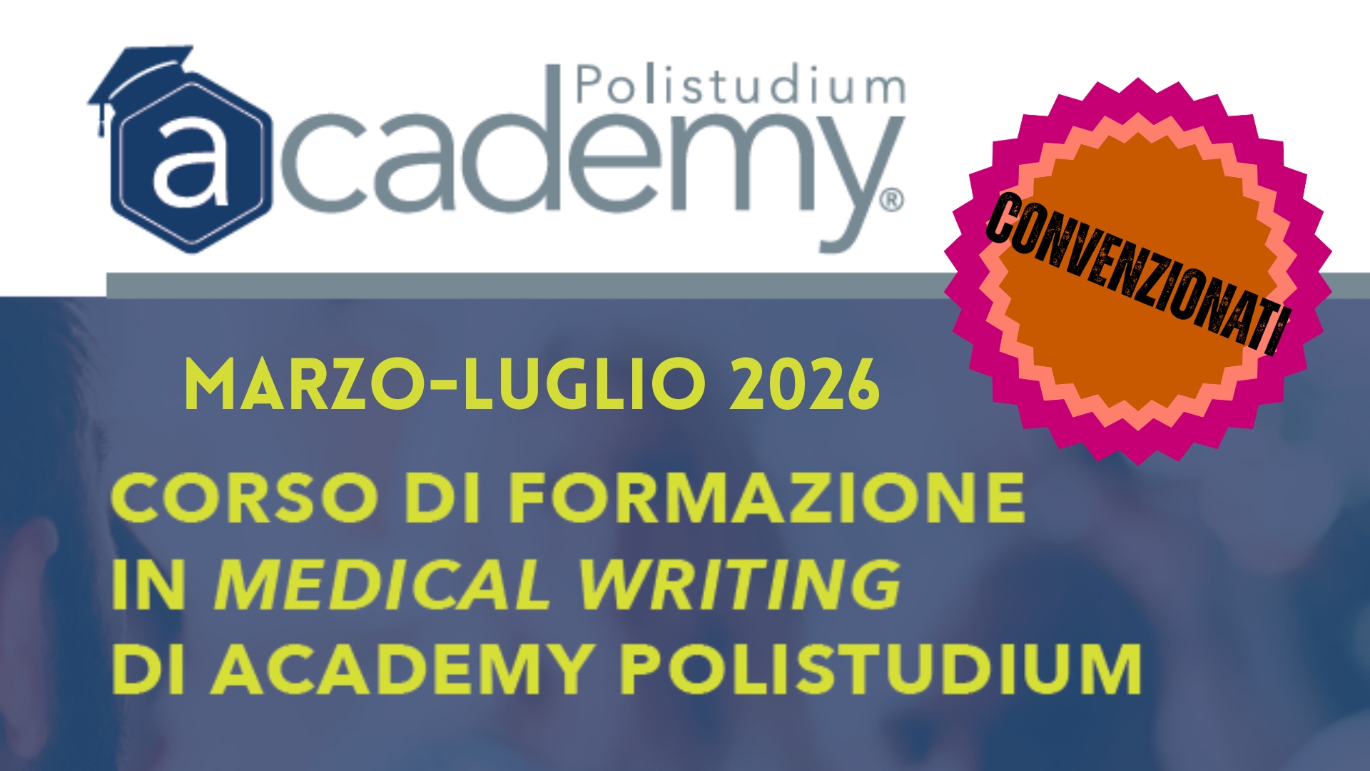 Clicca per accedere all'articolo Formazione in Medical Writing 2026: approfittate della convenzione Academy Polistudium